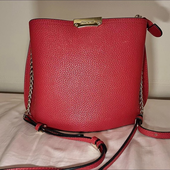 Red leather bag - Picture 2 of 5